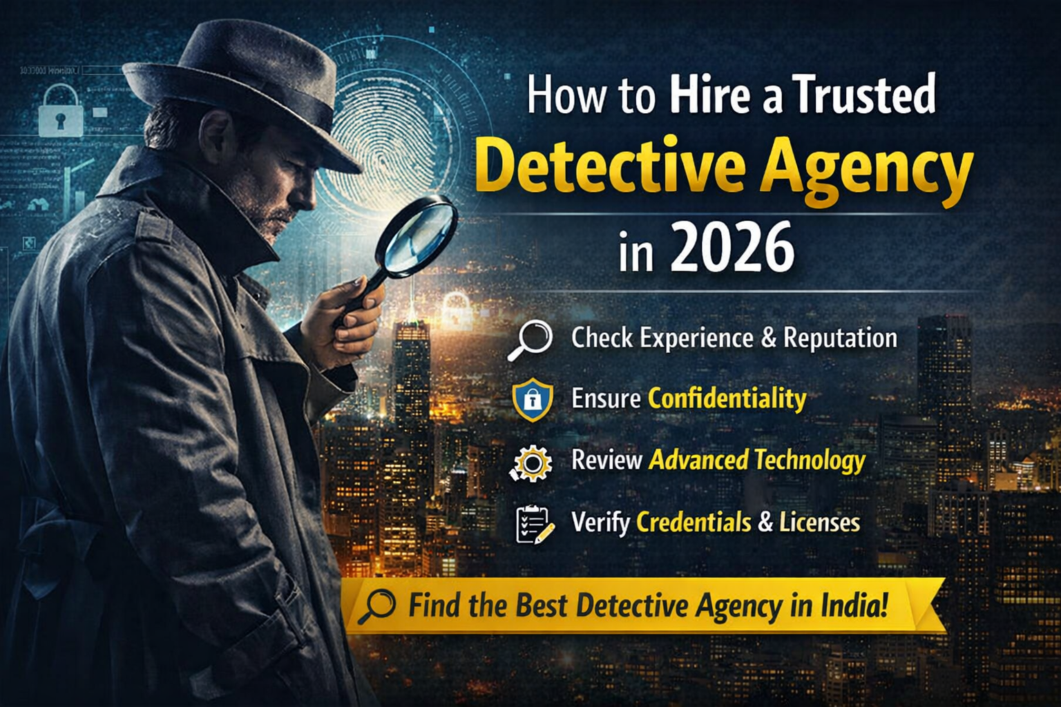 Detective agency in India